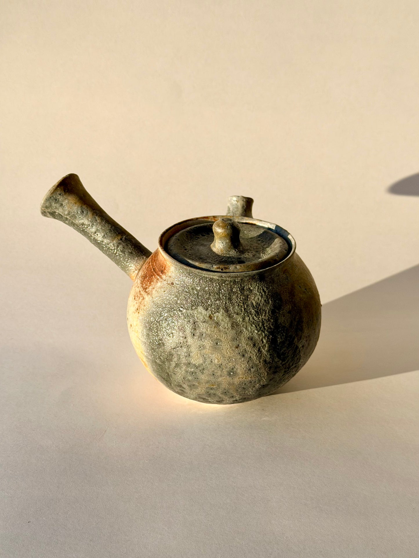 Wood fired teapot