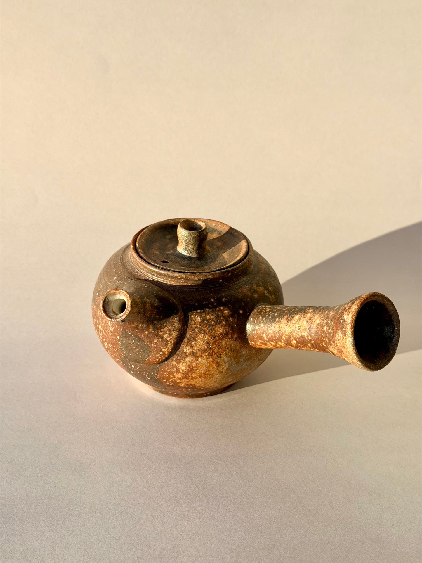 Wood fired teapot