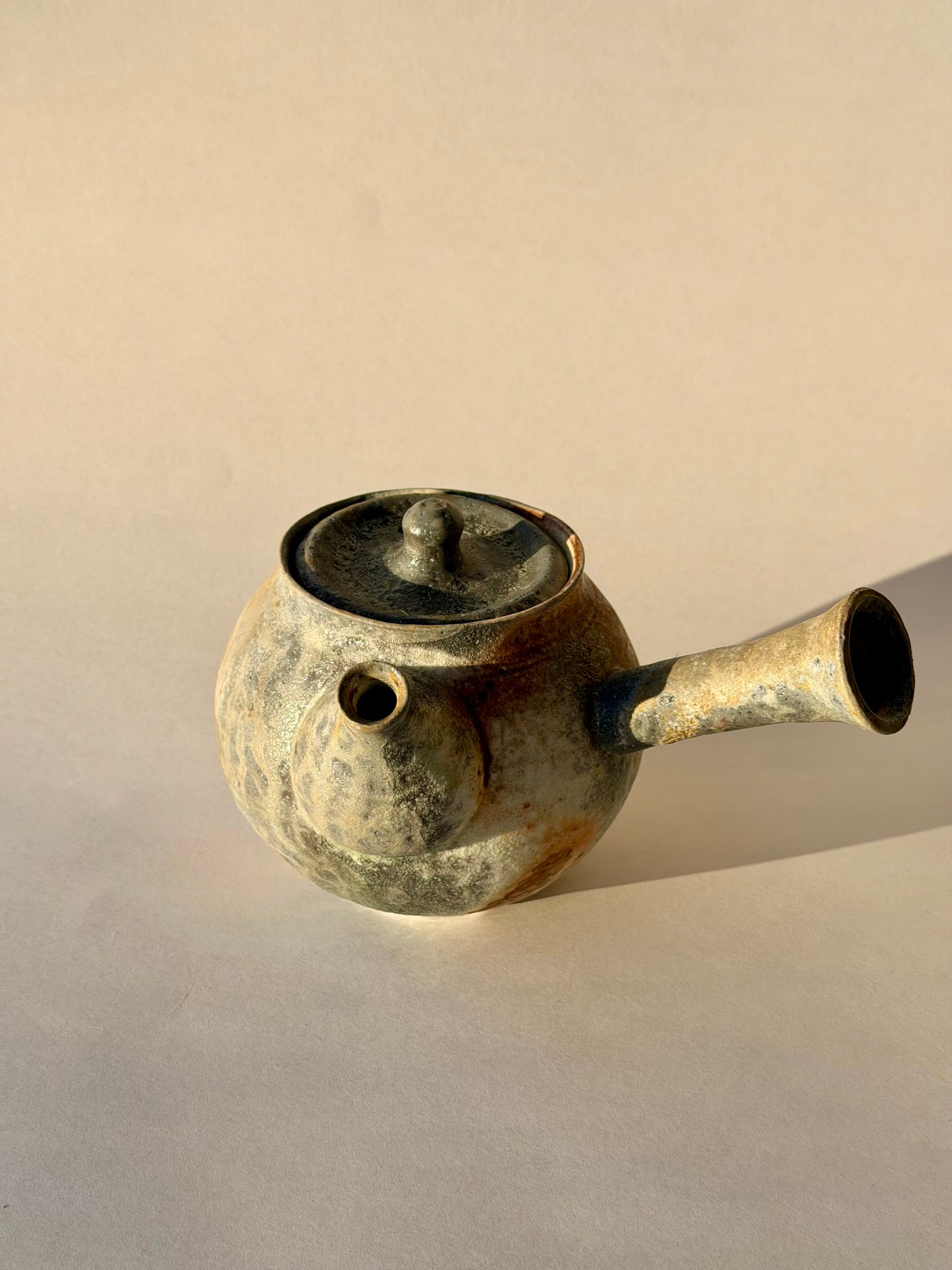 Wood fired teapot