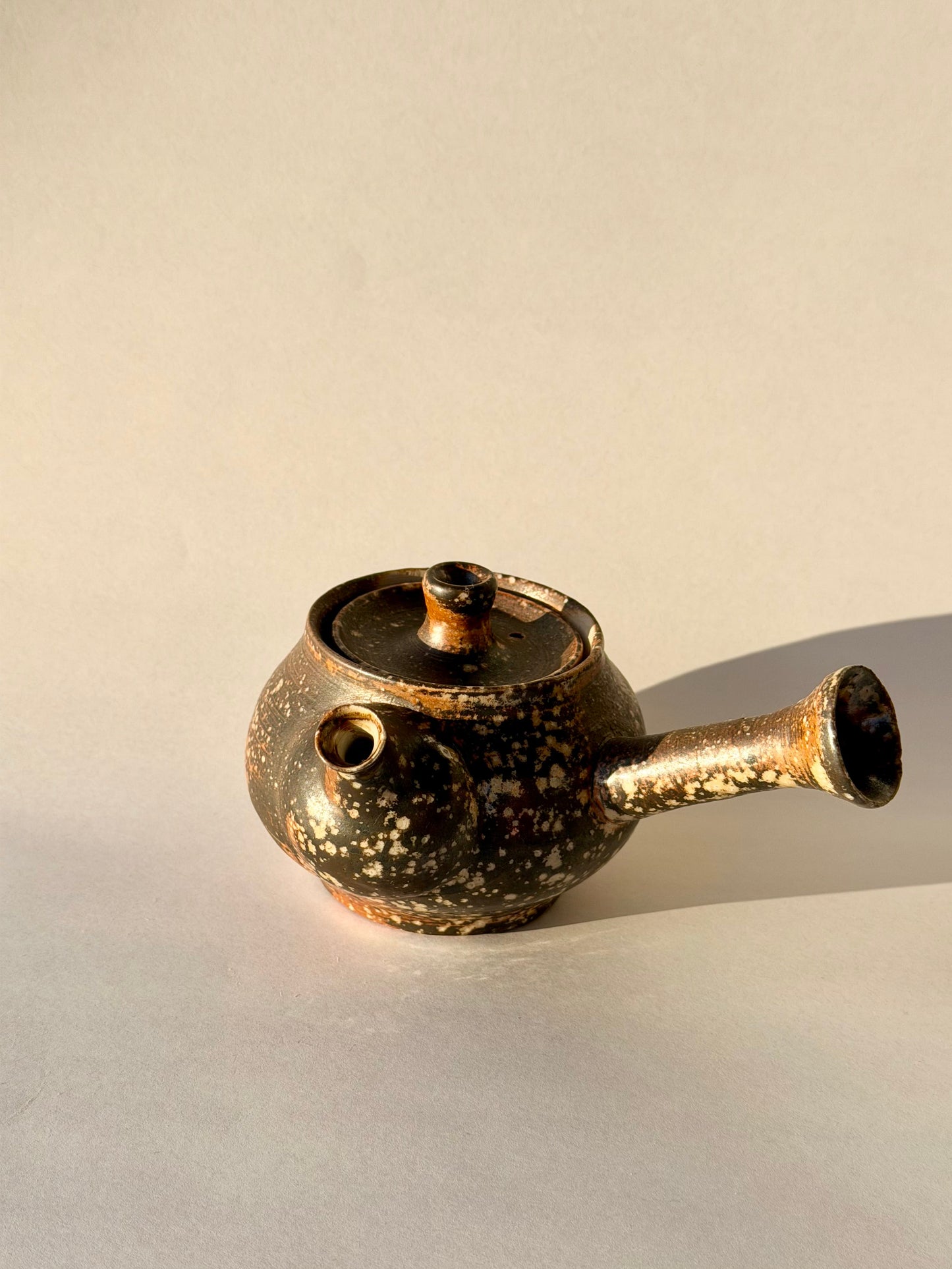 Wood fired teapot