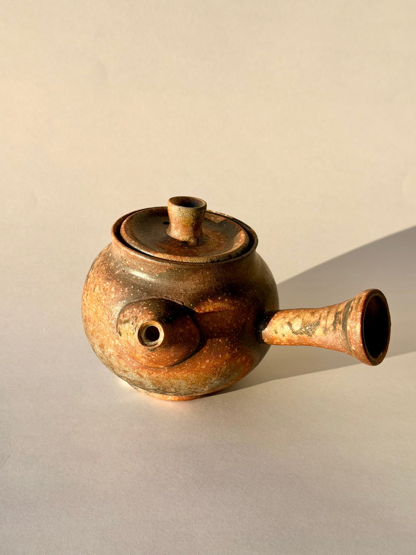 Wood fired teapot