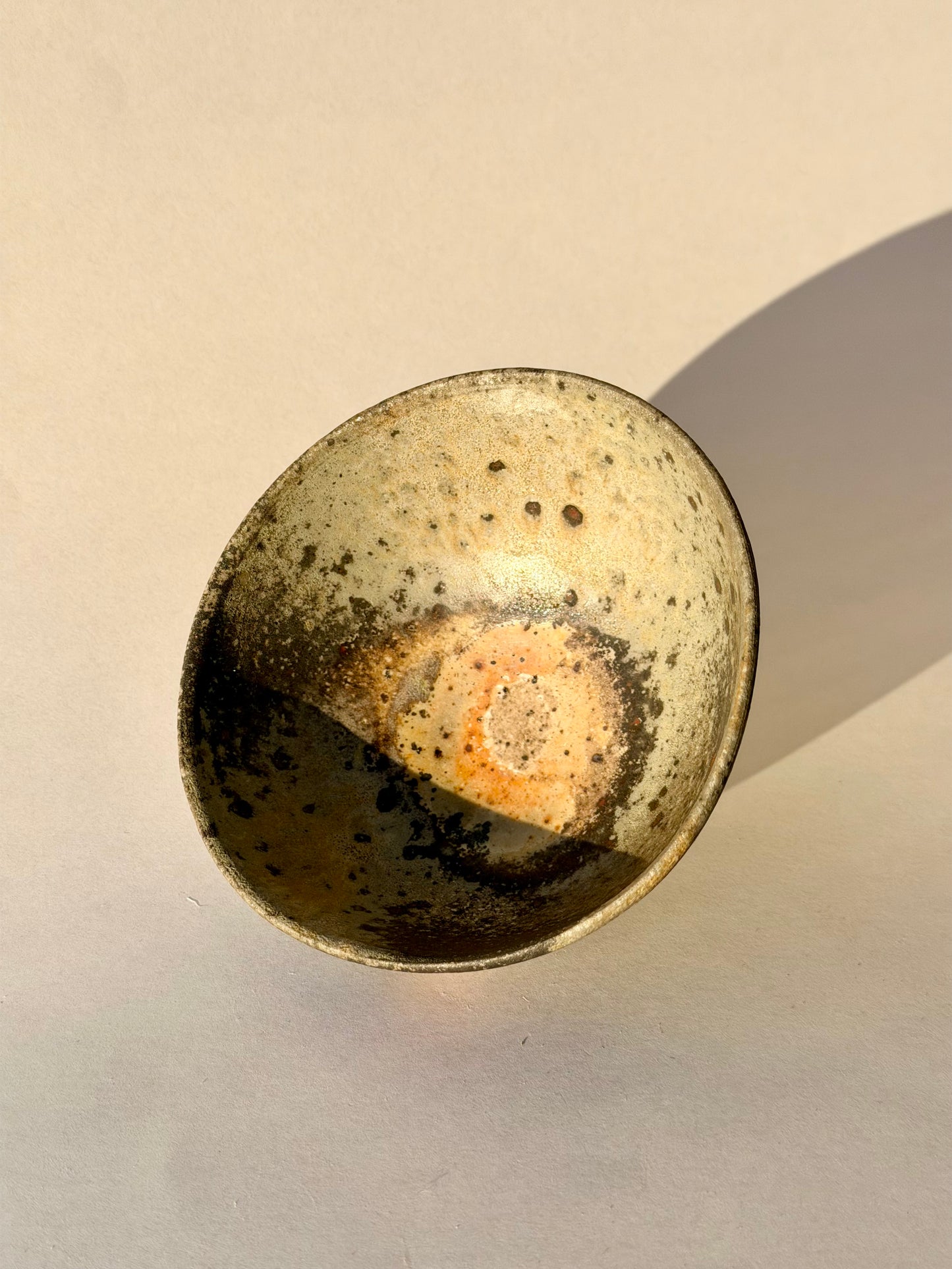Small wood fried teabowl