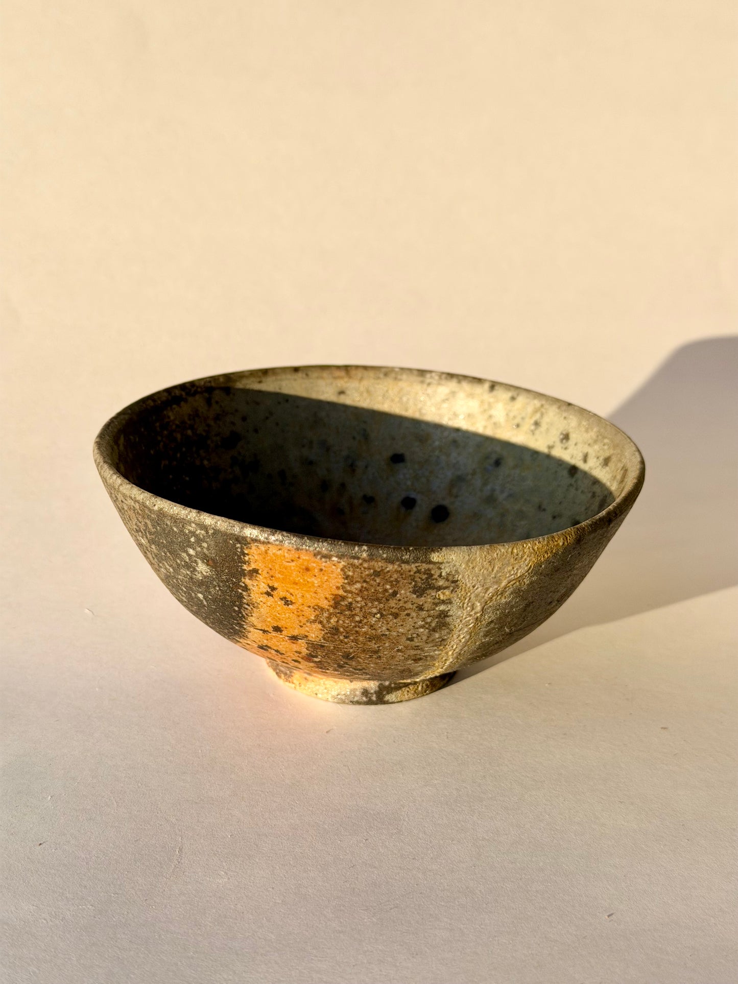 Small wood fried teabowl
