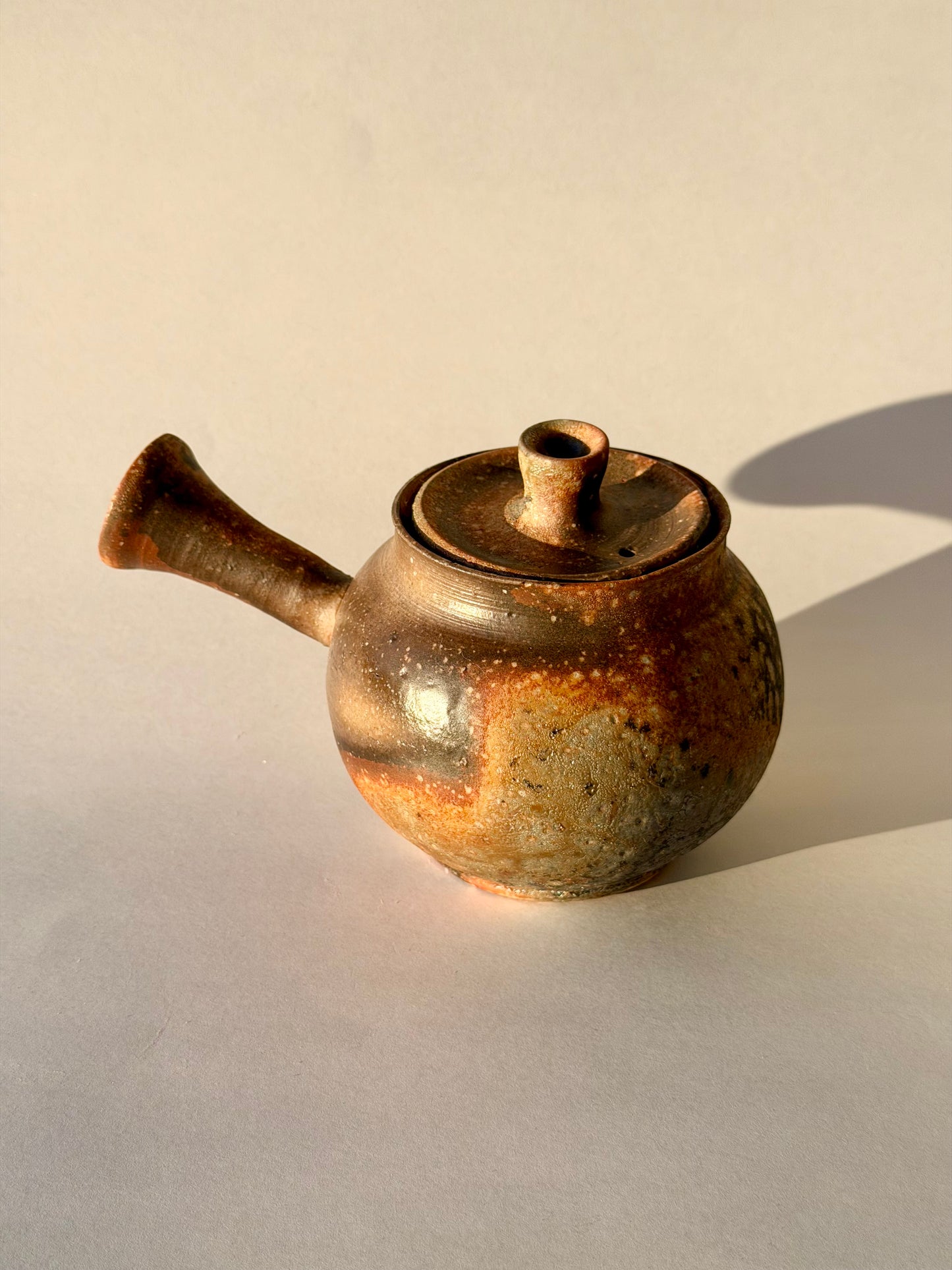 Wood fired teapot